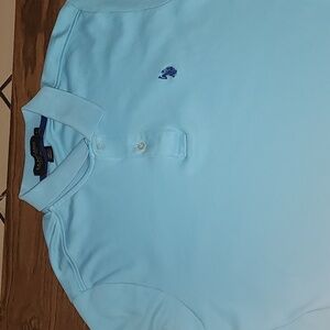 U.S. Polo Assn Luxary Feel blue polo large men's polo